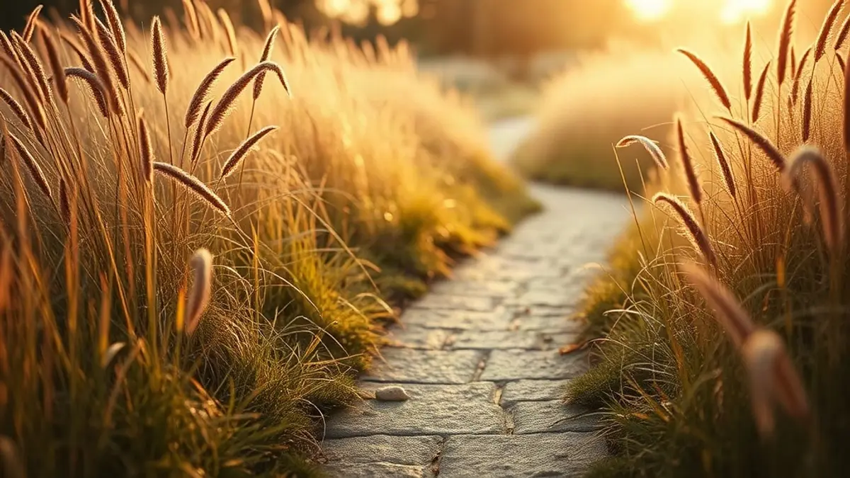 worn footpath curving through long grass in low evening light — illustration for How to Stop People Pleasing Without Becoming Someone Else