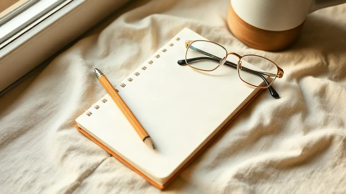 plain notebook — illustration for Inner Child Healing Tools