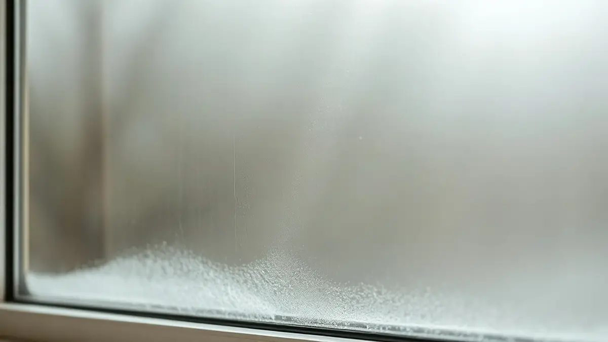 window with condensation and one clear streak — illustration for Why Do I Feel Embarrassed When I Cry
